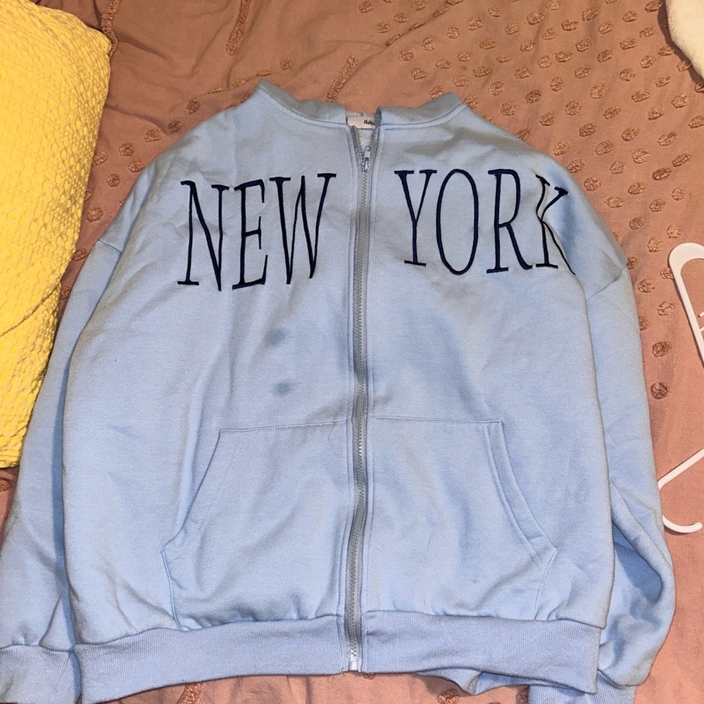 New York zip up hoodie